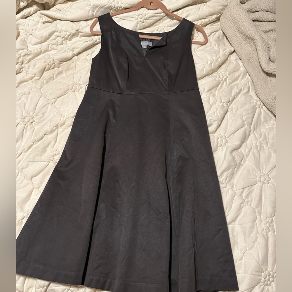Black midi dress